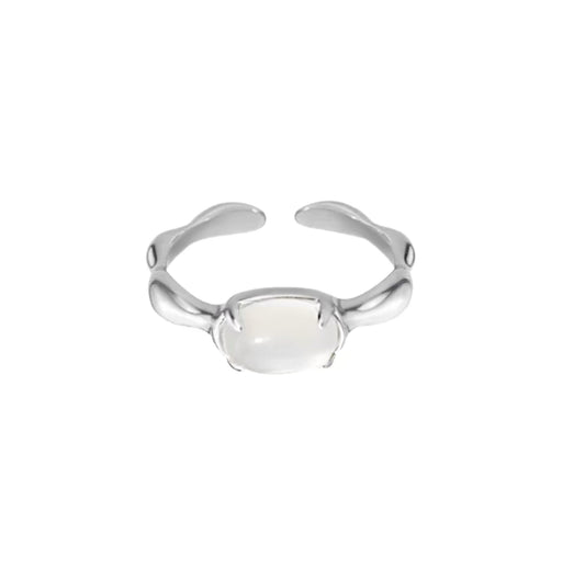 Miowrhyme moonstone ring