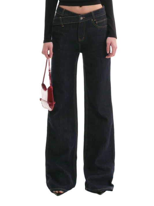 NAWS +5CM STRAIGHT JEANS ORIGINAL BLUE