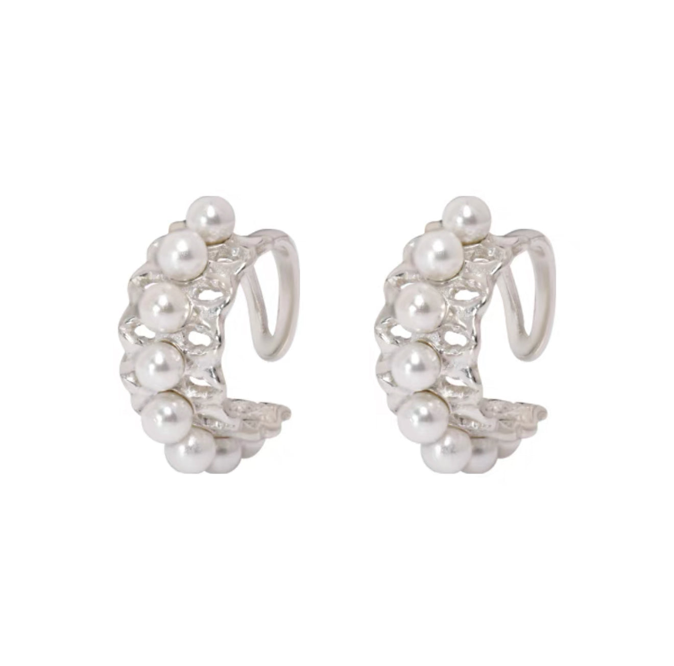 Miowrhyme pearl ear cuff(one sided)