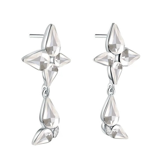Abyb butterfly wonderland crystal earrings