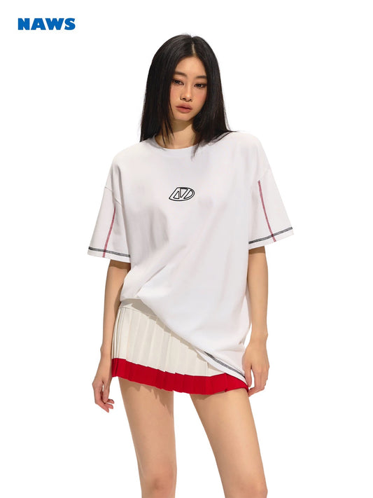 NAWS White oversized T-shirt