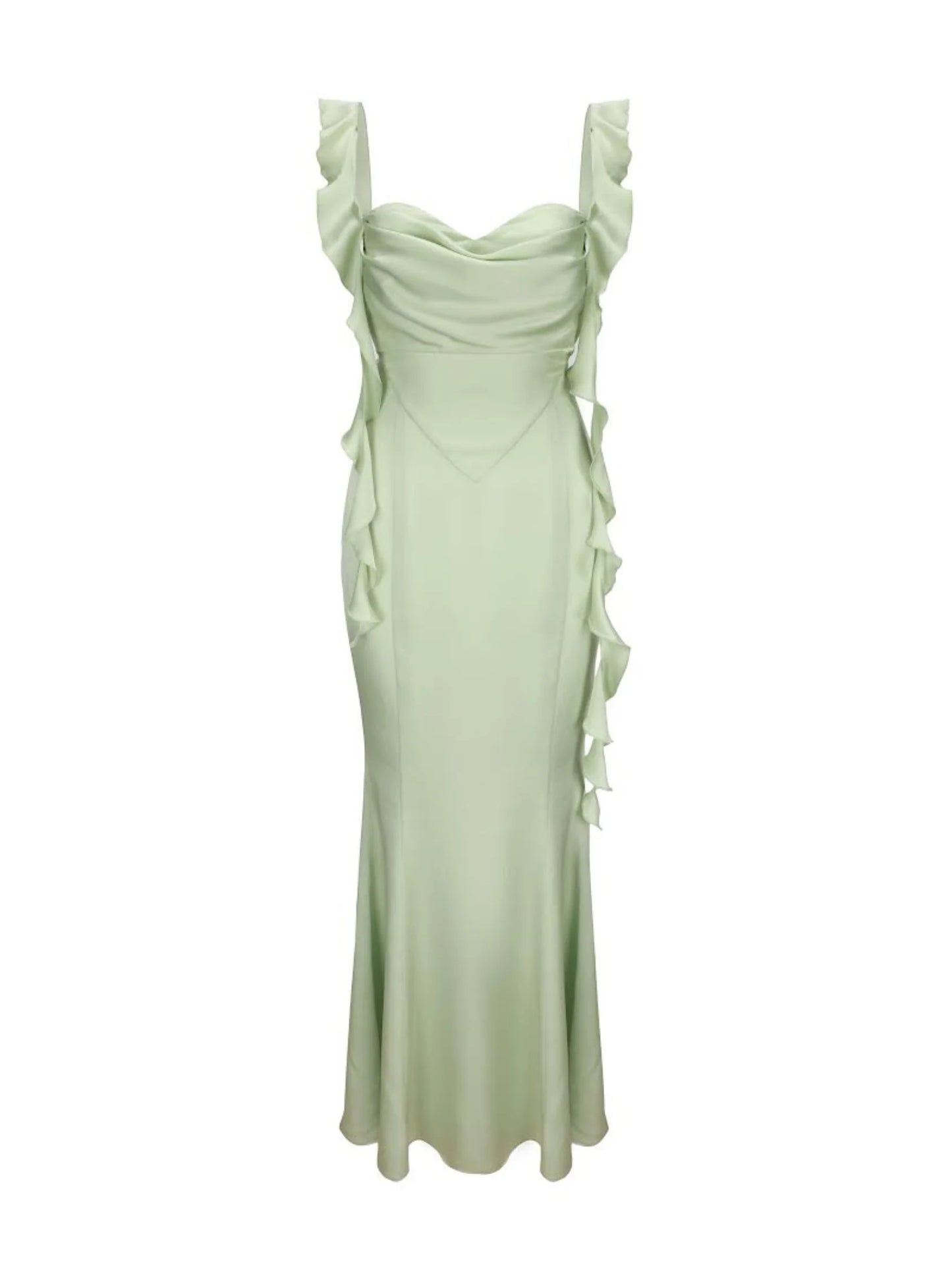 Nana Jacqueline green Caroline dress(long version)