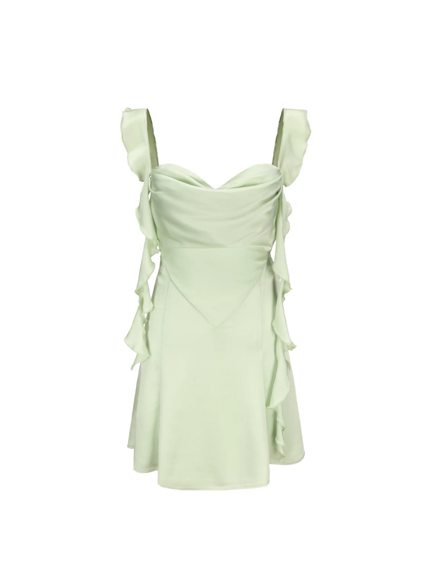 Nana Jacqueline green Caroline dress(short version)