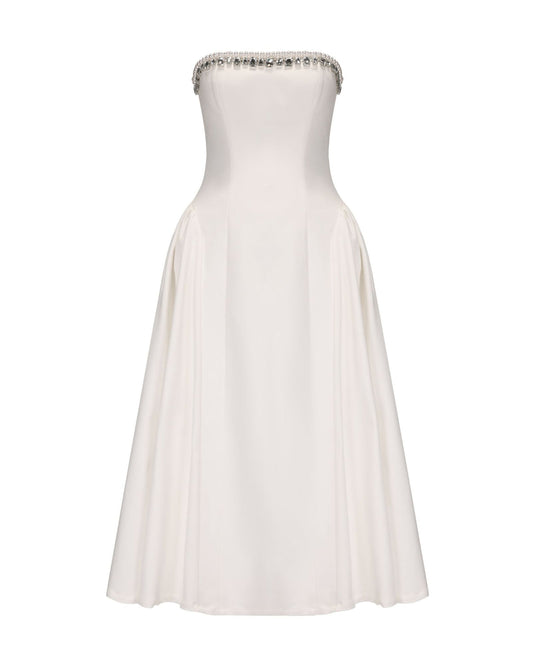 Nana Jacqueline Nicolette Dress (White)