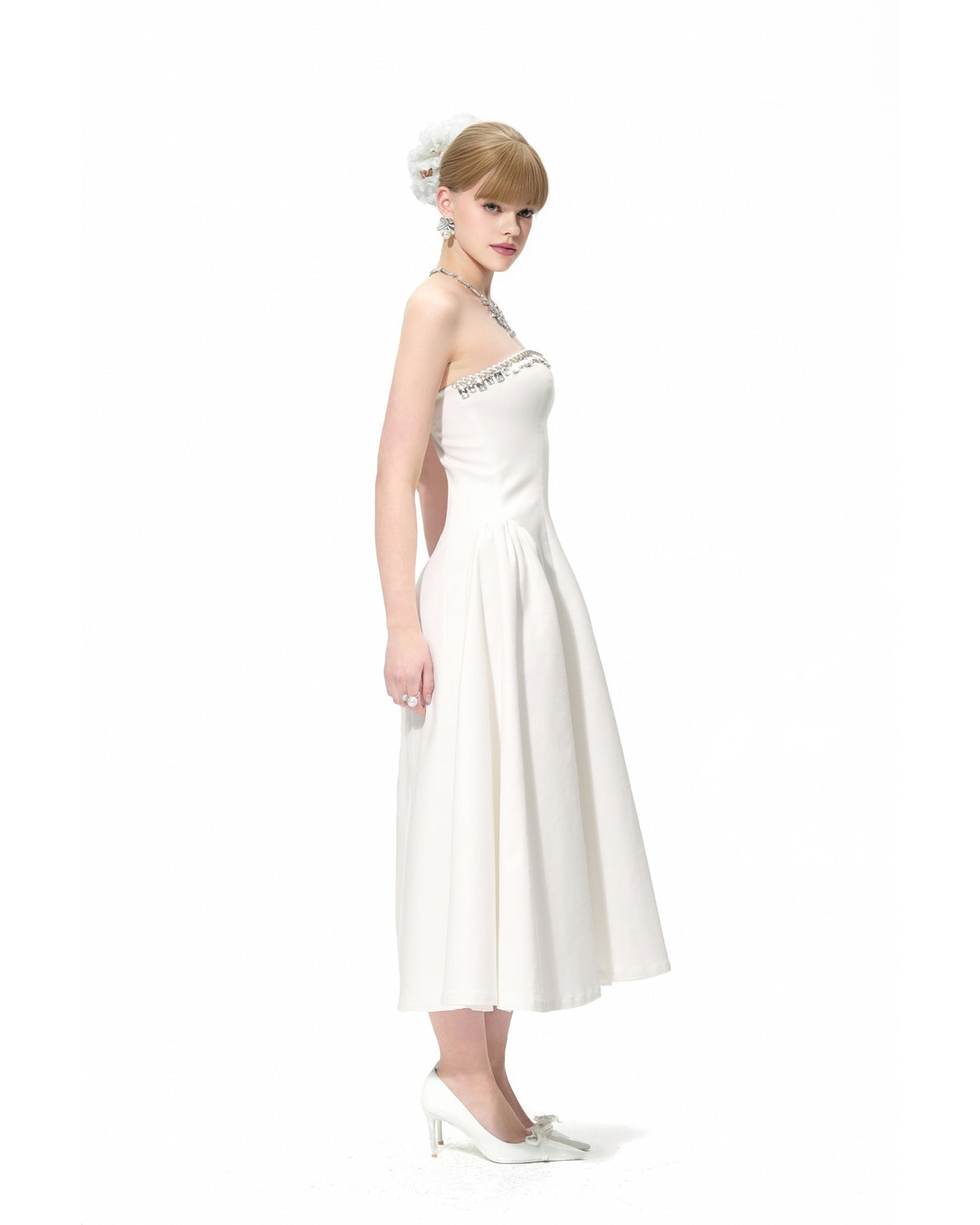 Nana Jacqueline Nicolette Dress (White)