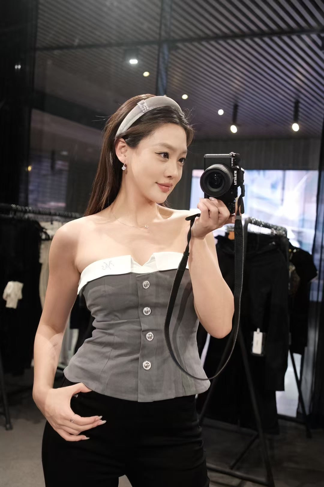 NAWS GRAY TUBE TOP
