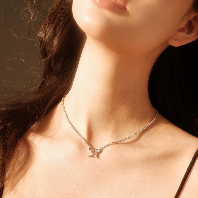 Abyb butterfly necklace