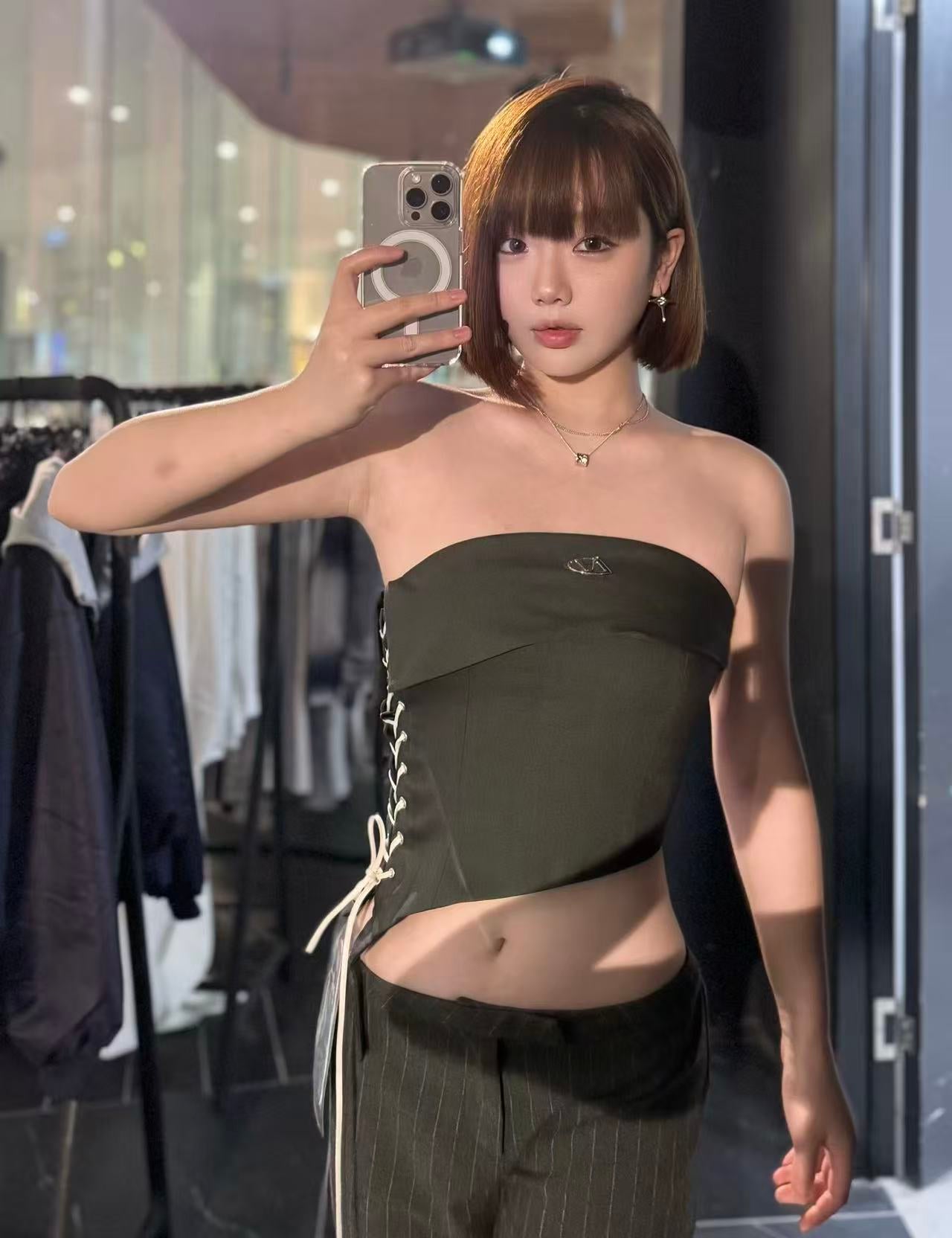 NAWS BLACK JAZZ BUSTIER