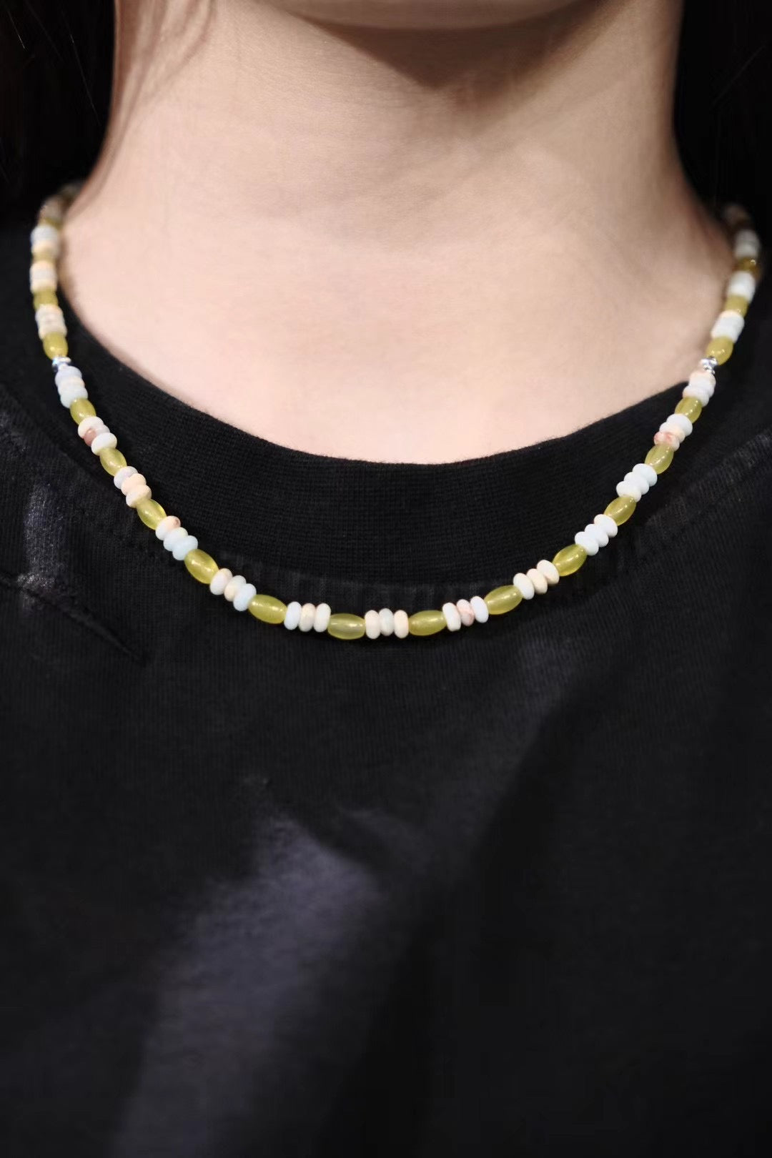 GULLOO mint and lemon mojito necklace