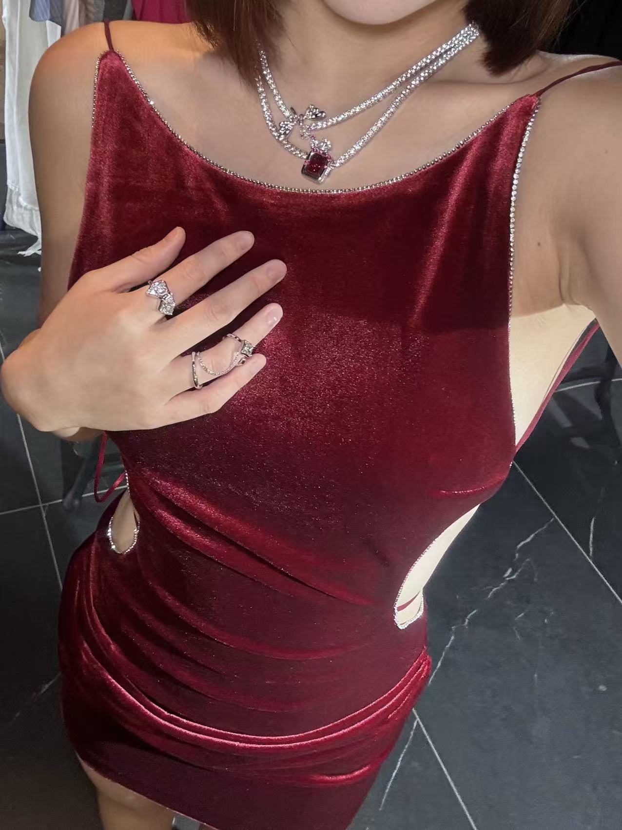 Poem Wishcaster Necklace-red