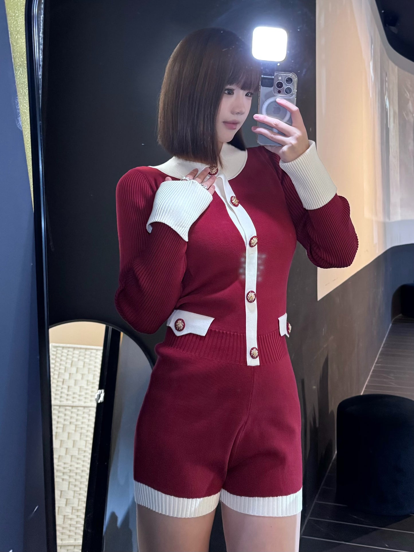 Nana Jacqueline Francesca Jumpsuit (Red)