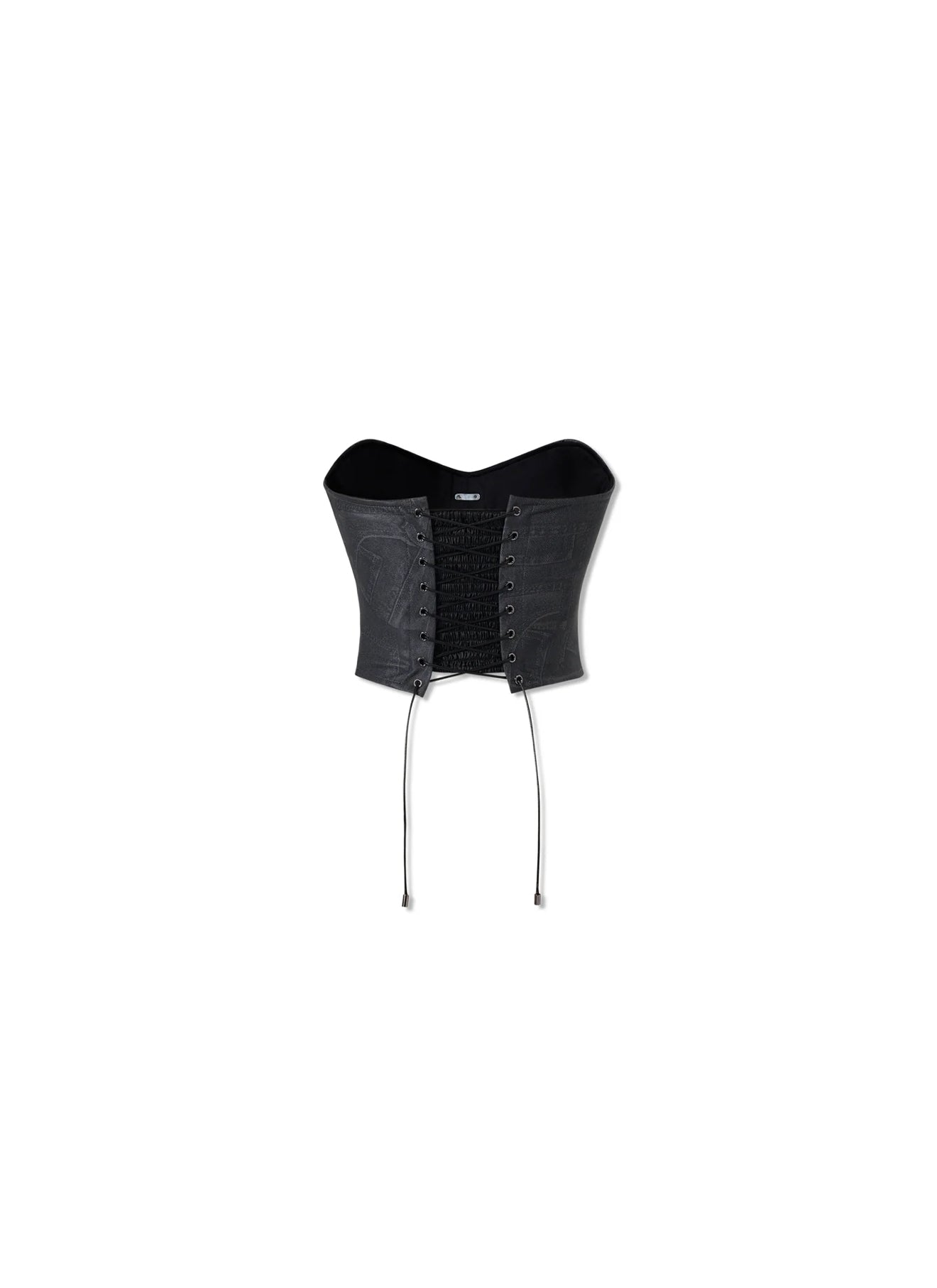 NAWS ROCK LEATHER CORSET TOP