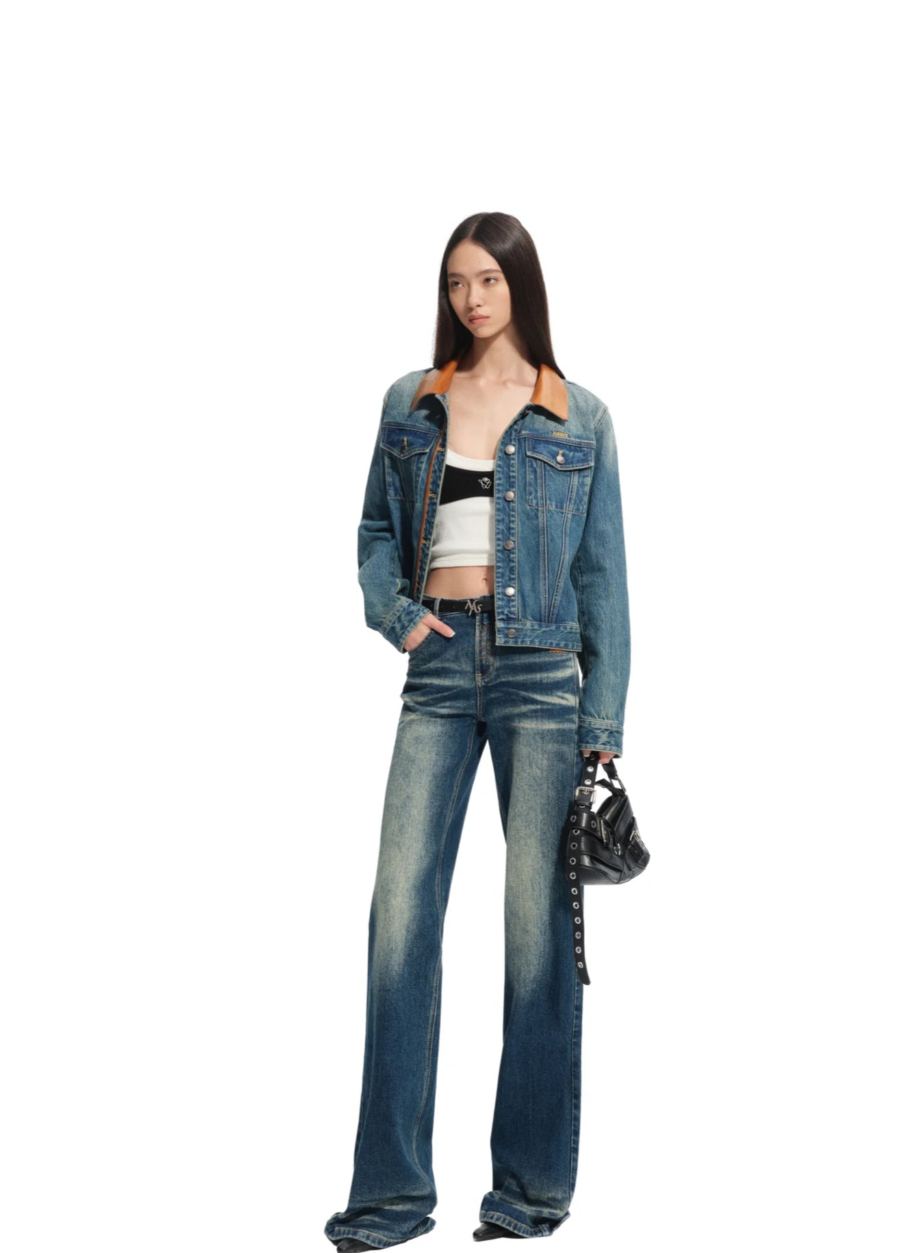 NAWS N4 STRAIGHT-LEG JEANS PRUSSIAN BLUE