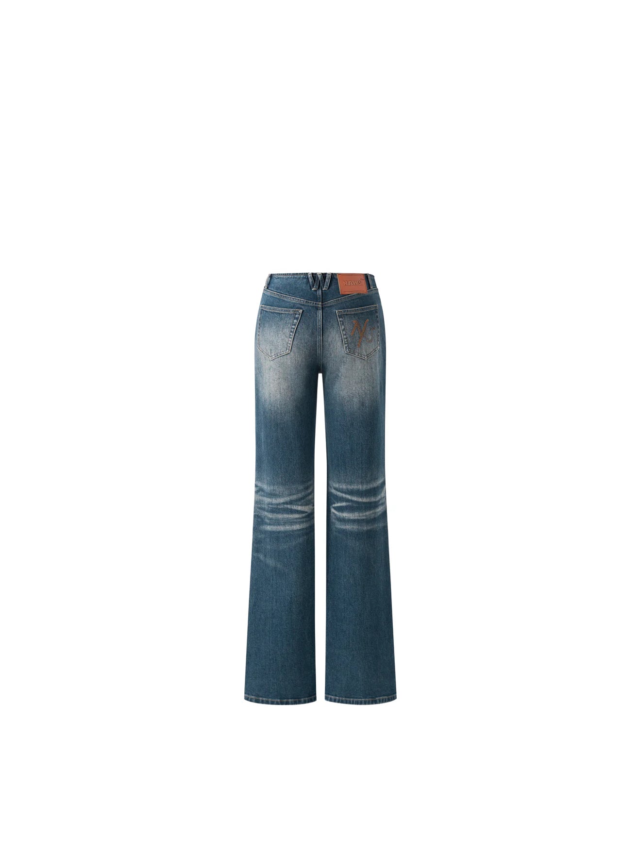 NAWS N4 STRAIGHT-LEG JEANS PRUSSIAN BLUE