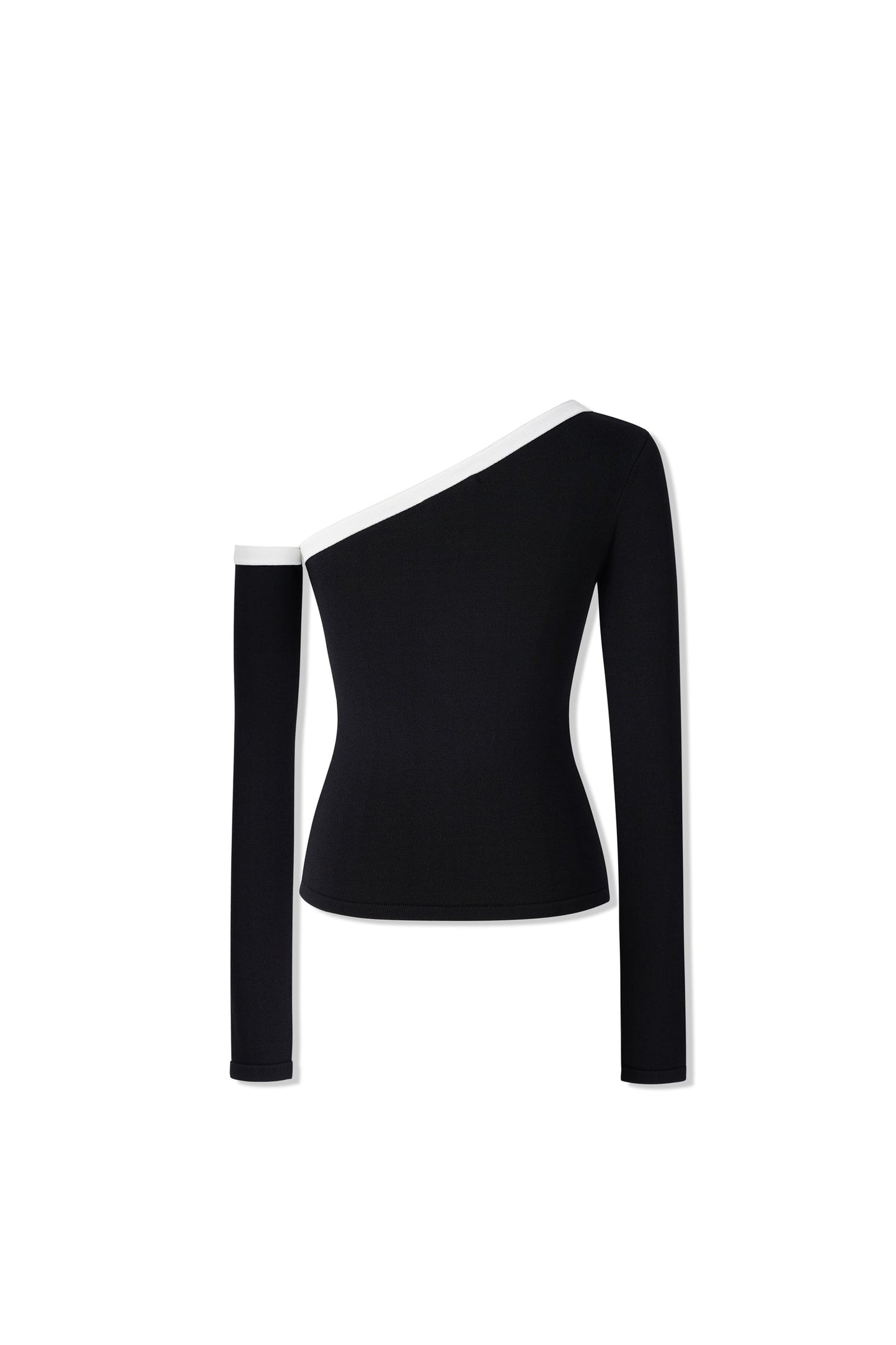 NAWS SCULPTURE BLACK KNITSHIRT