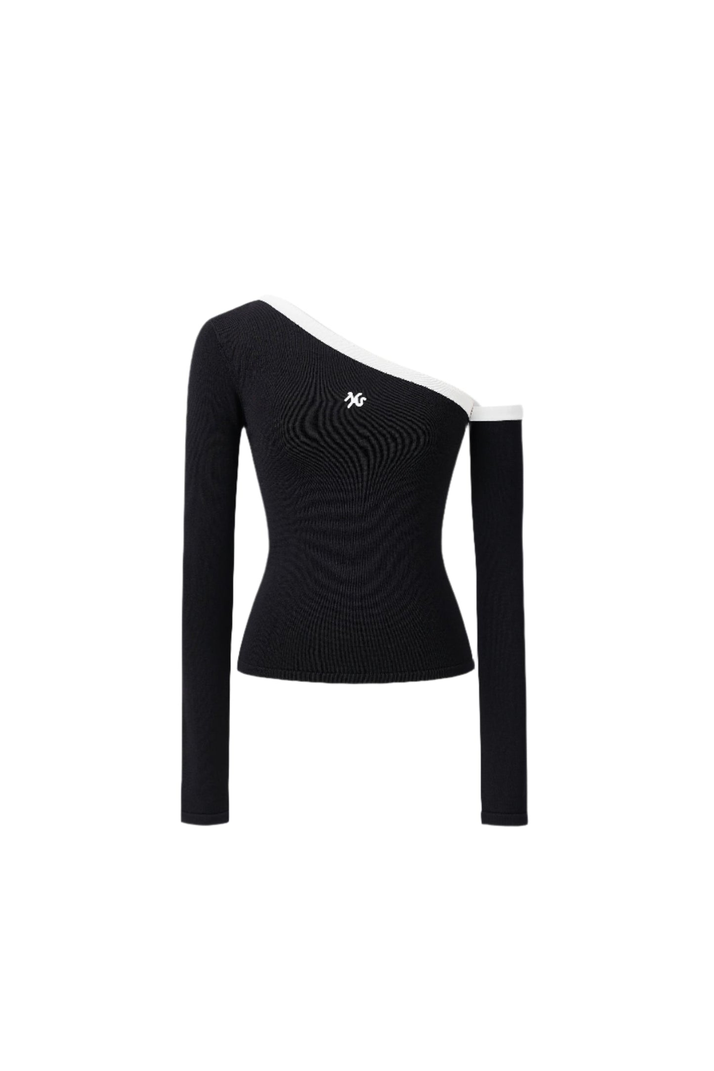NAWS SCULPTURE BLACK KNITSHIRT