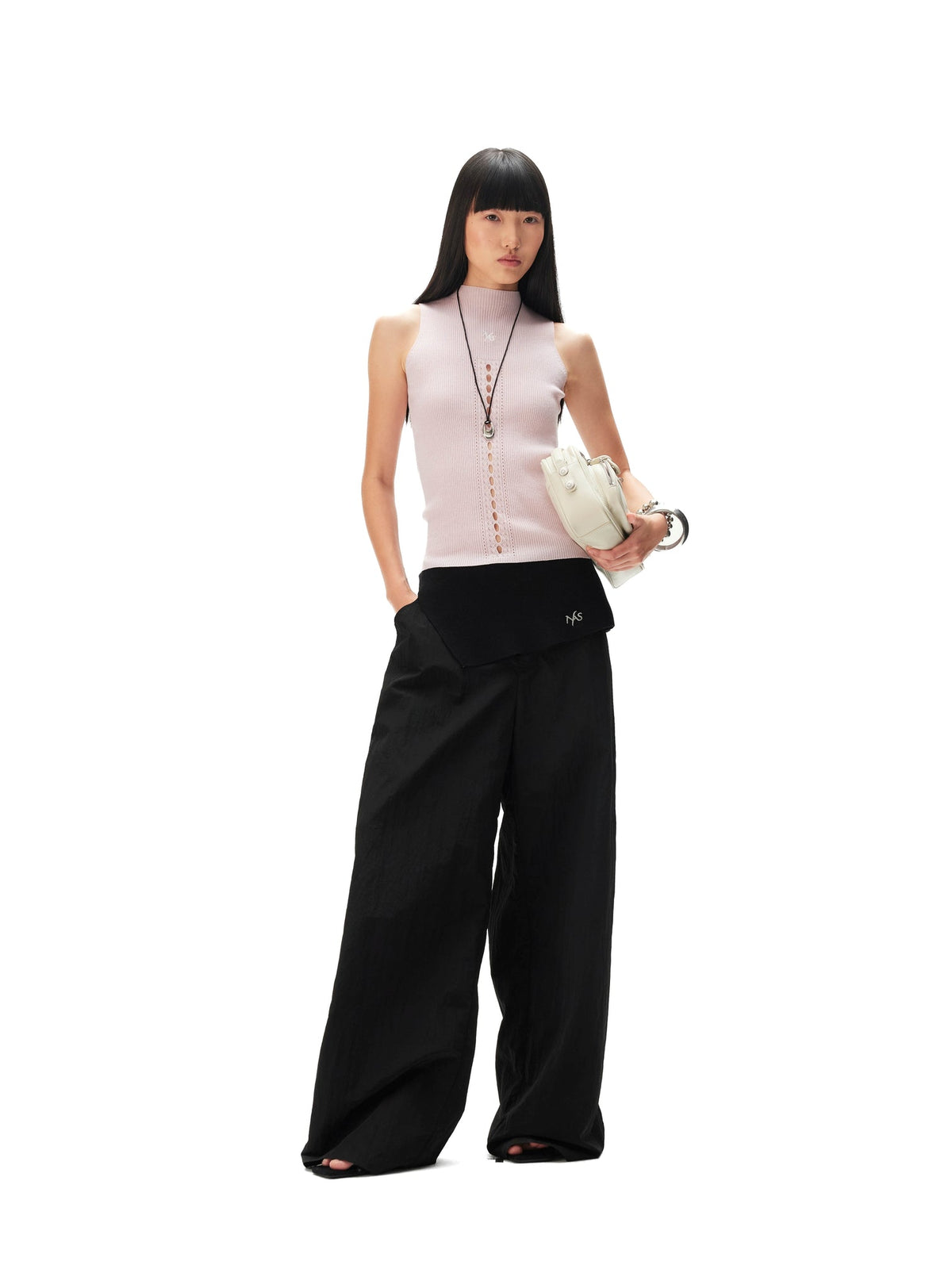 NAWS CHERRY PINK BALLET KNIT TANK TOP