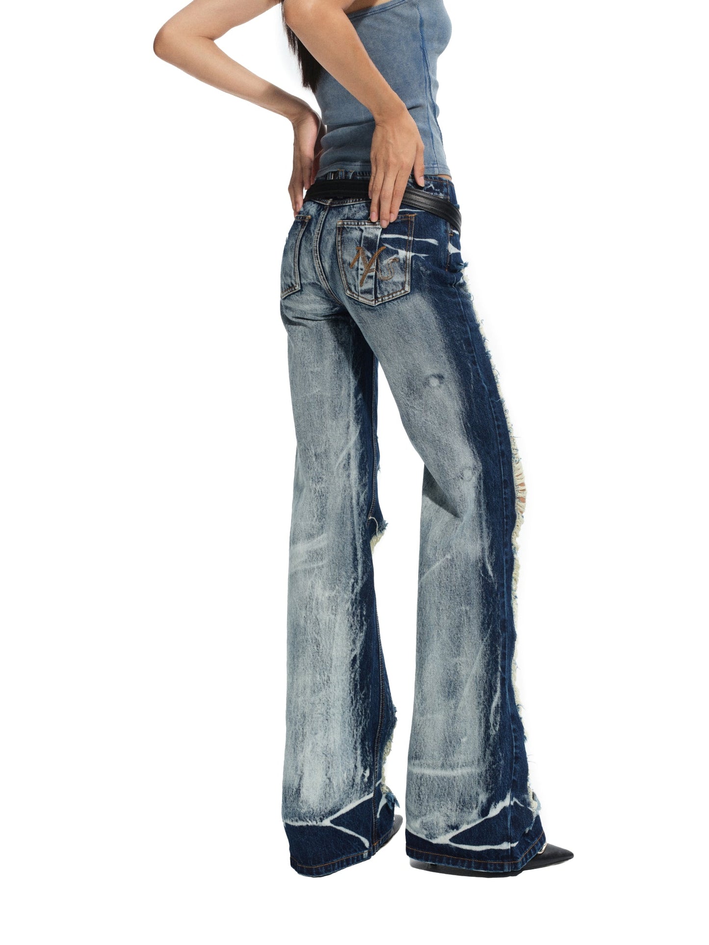 NAWS VOLCANIC DISTRESSED JEANS
