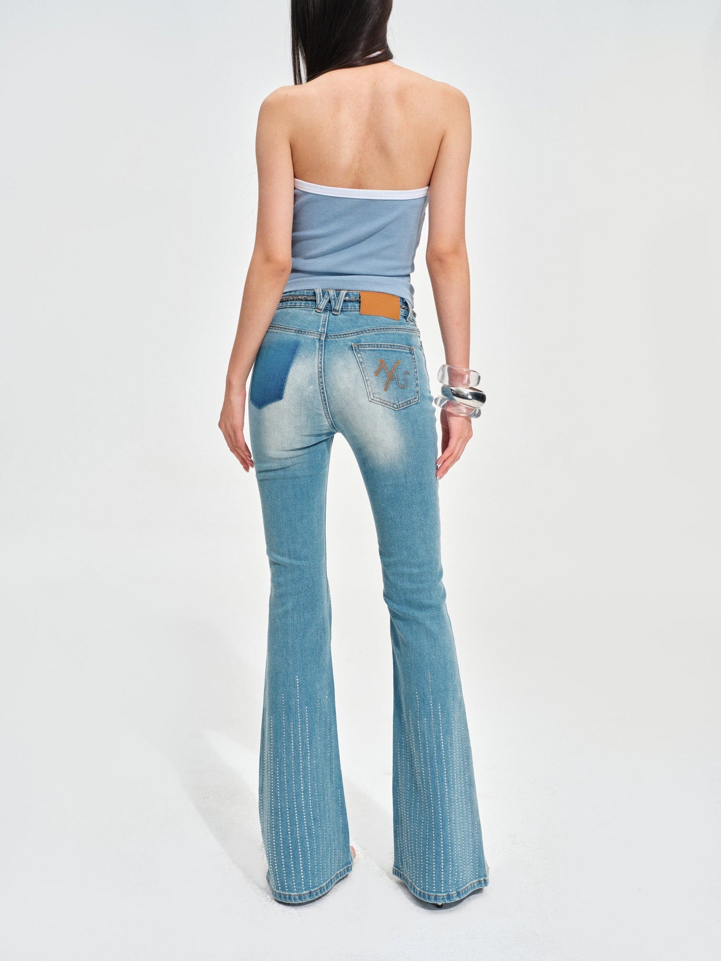 NAWS SEQUIN BOOTCUT JEANS