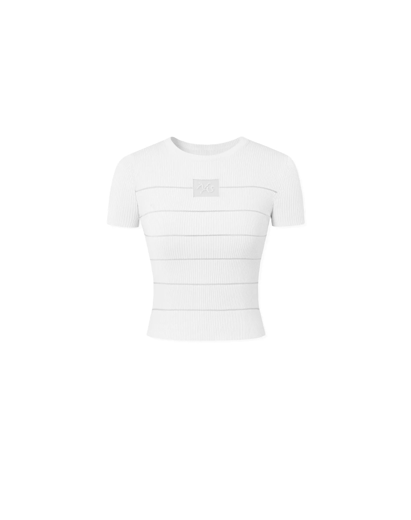 NAWS WHITE 3-CARAT ICE-KNIT TEE