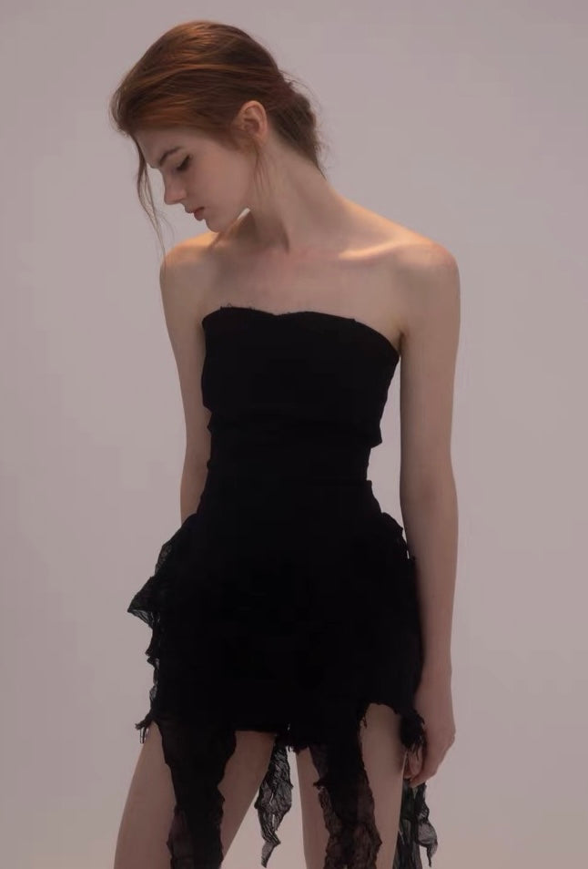 Jagee Chen Black jellyfish Top