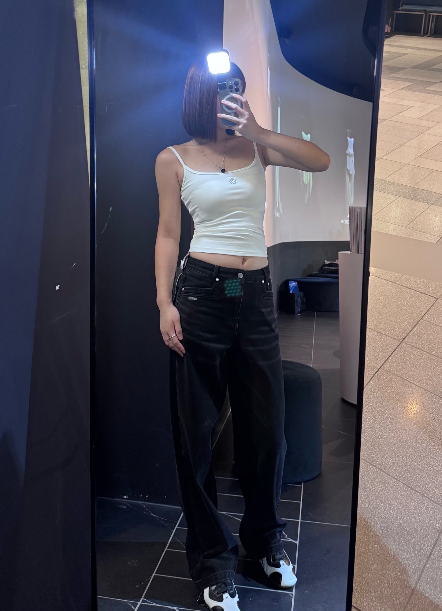 NAWS COW SCRATCH JEANS IN BLACK