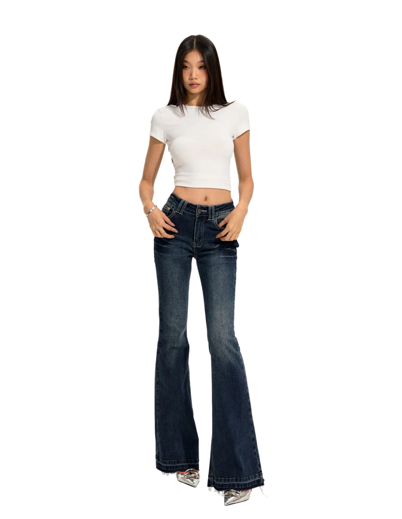NAWS +5CM MODEL JEANS DARK BLUE