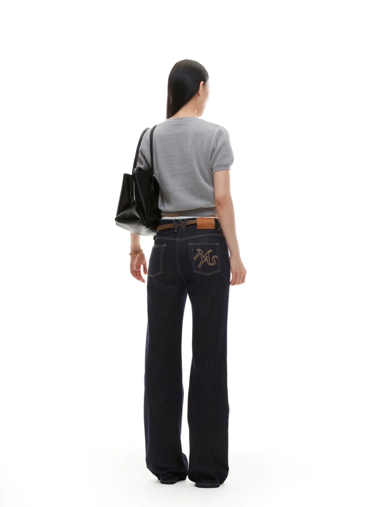NAWS FIR GRAY PONY KNIT TEE