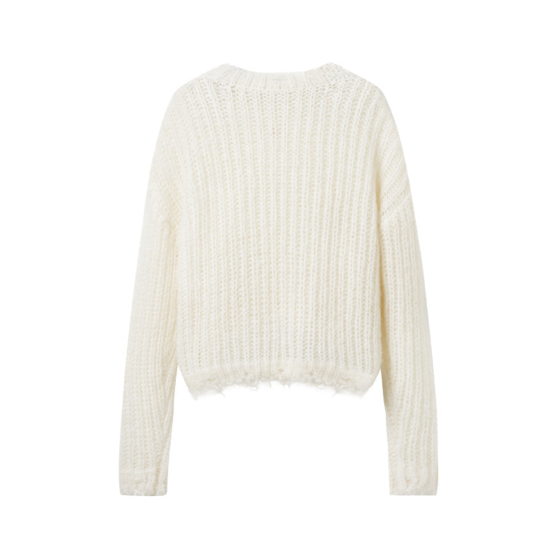 NAWS DISTRESSED SWEATER