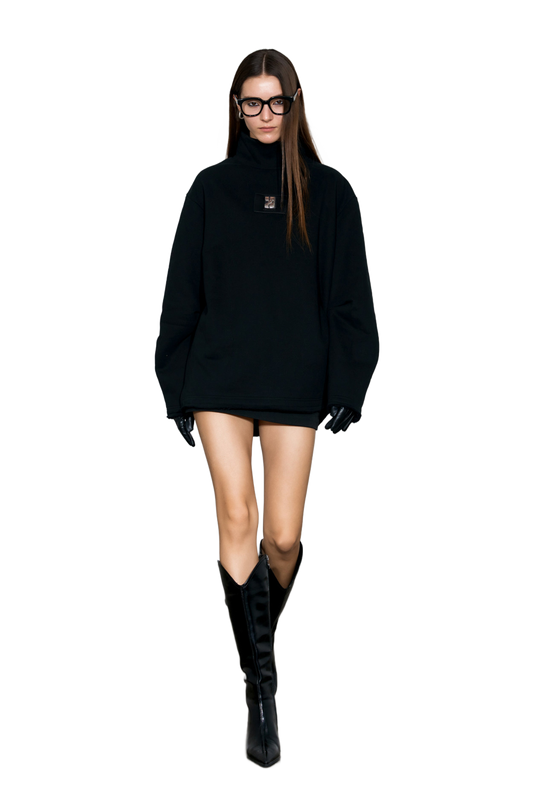 YJ1 SELF-HEATING TURTLENECK HOODIE