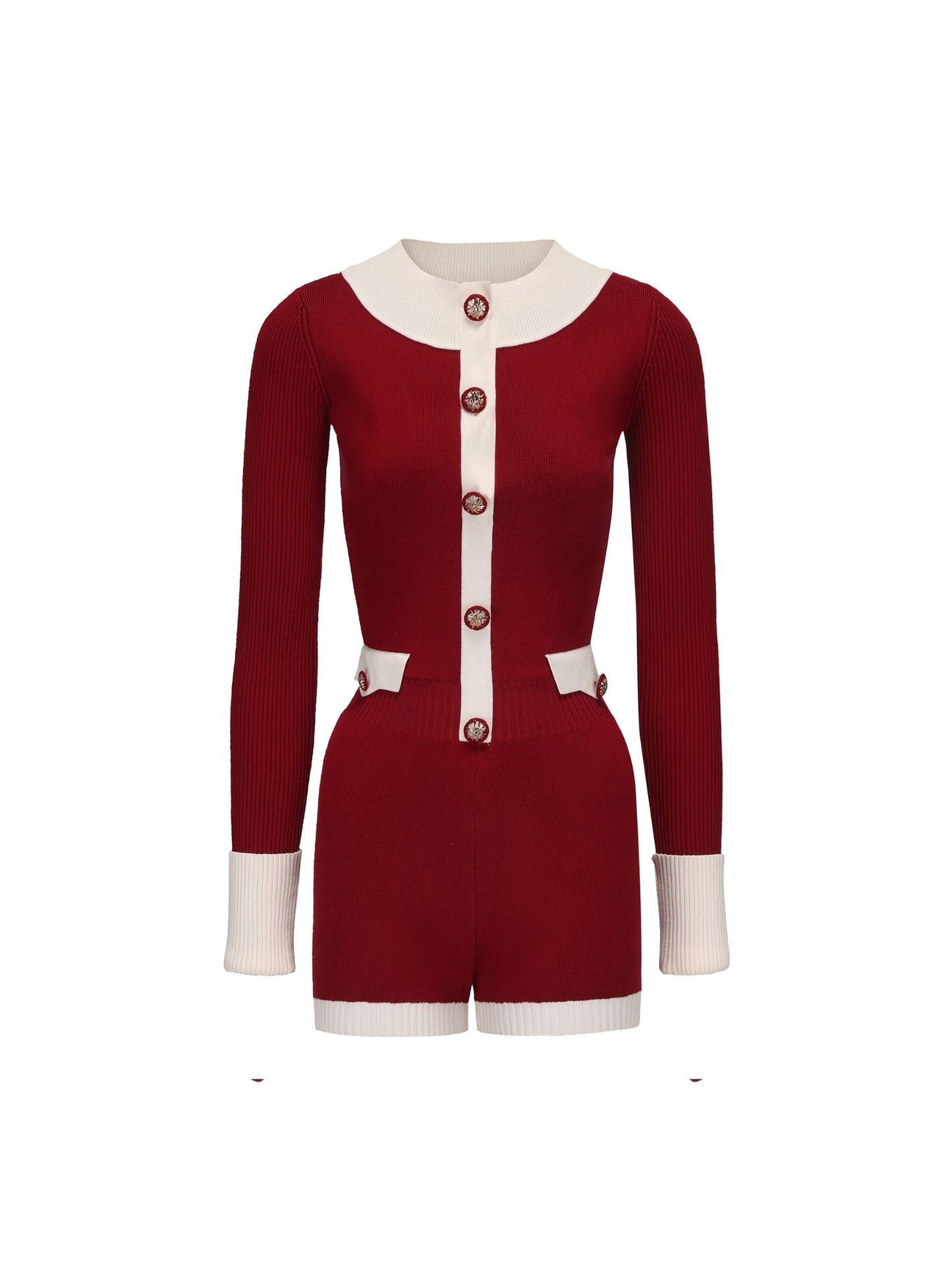 Nana Jacqueline Francesca Jumpsuit (Red)