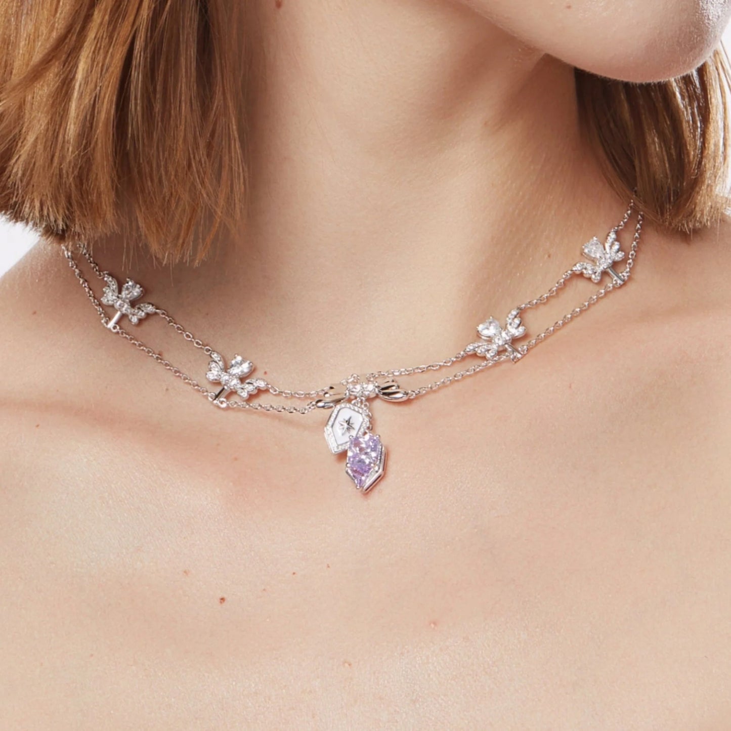Poem Dreamguardian Necklace-purple