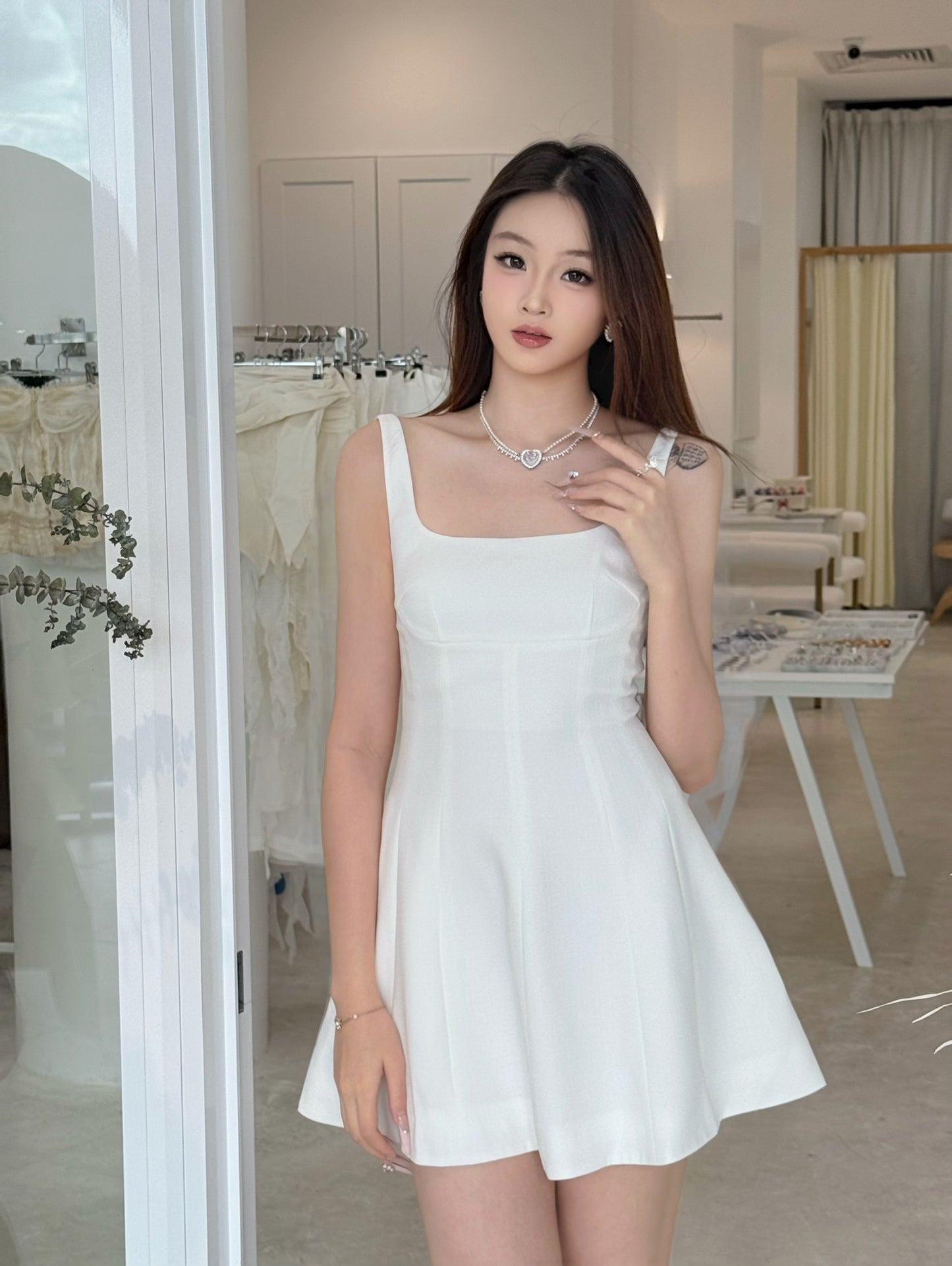 Nana Jacqueline Marianne Dress (White)