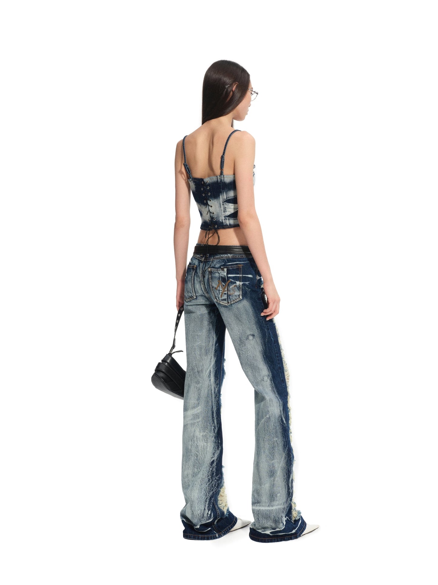 NAWS VOLCANIC DISTRESSED JEANS