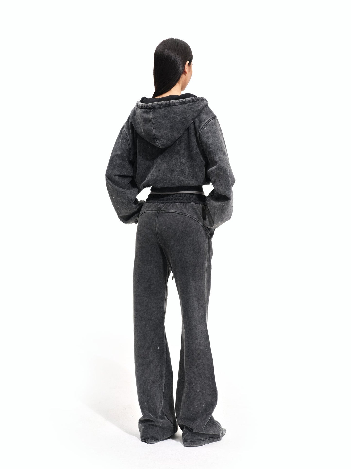 NAWS SPARKLY CROPPED HOODIE