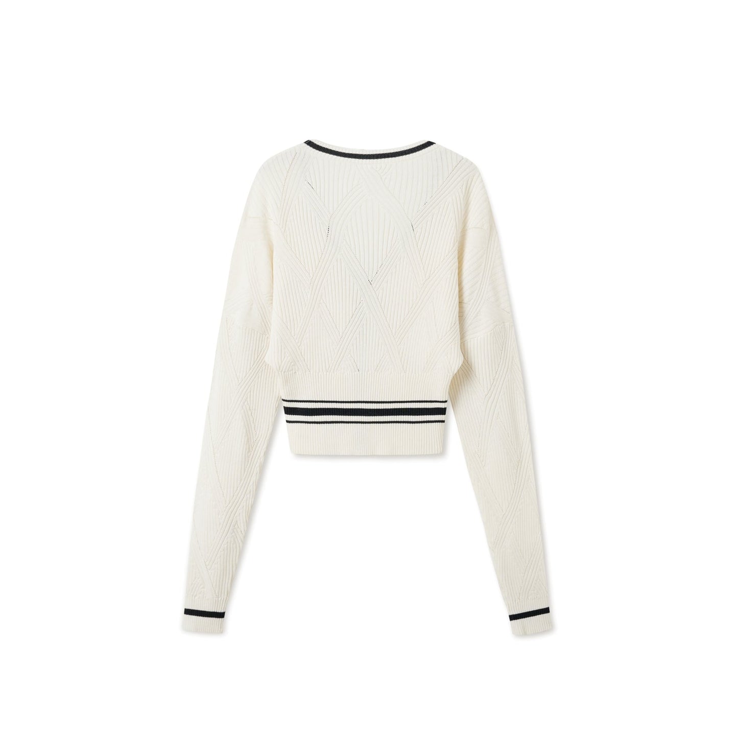 NAWS LUMINOUS WHITE NEWPORT RESORT KNITWEAR