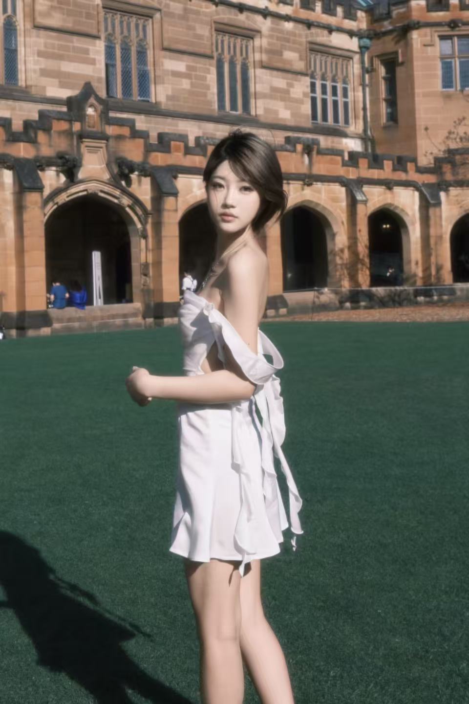 Nana Jacqueline Karina Dress (White)