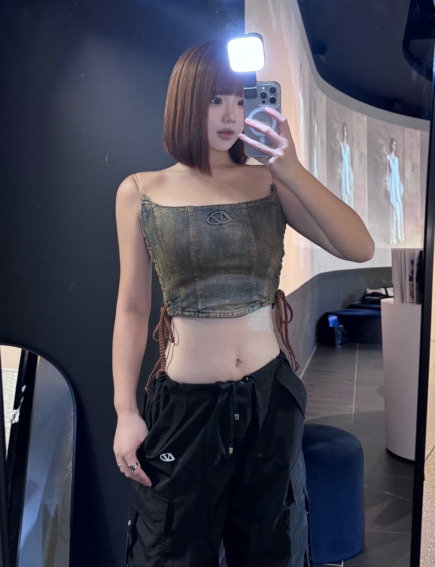 NAWS BLACK CARGO PANTS