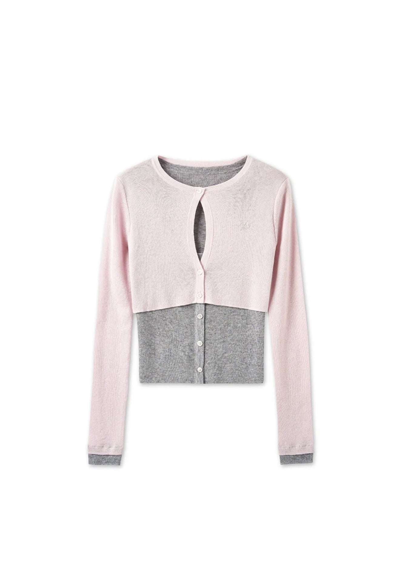 NAWS MISTY PINK CHAMPS KNIT SWEATER