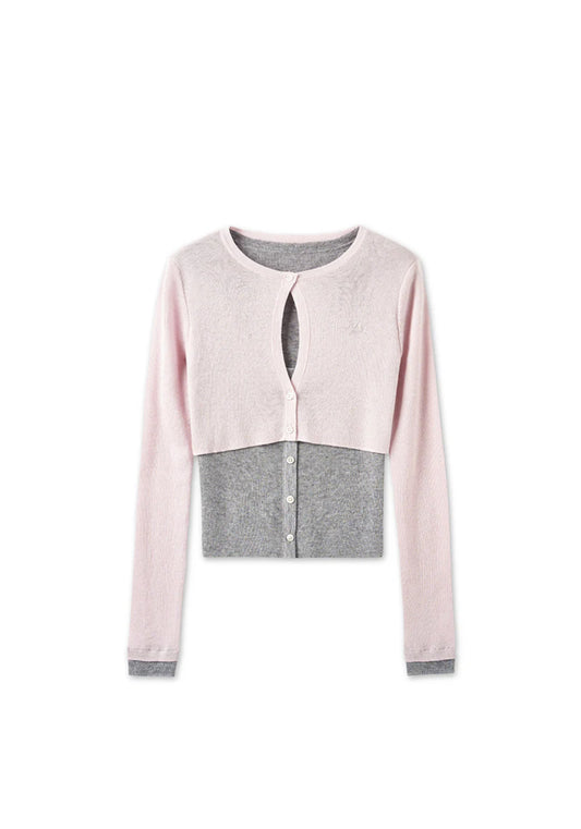 NAWS MISTY PINK CHAMPS KNIT SWEATER