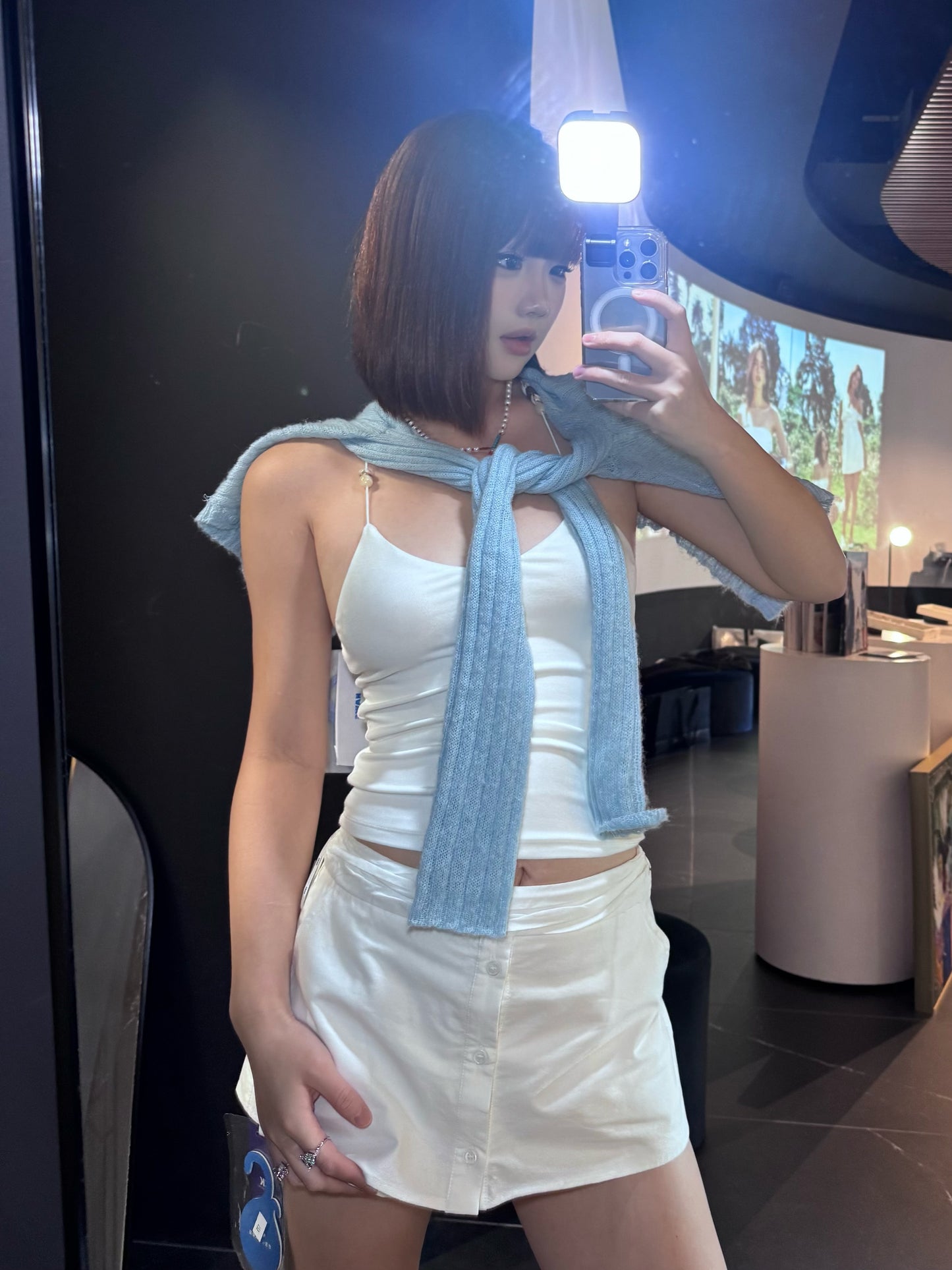 NAWS WHITE VAGRANT SKIRT