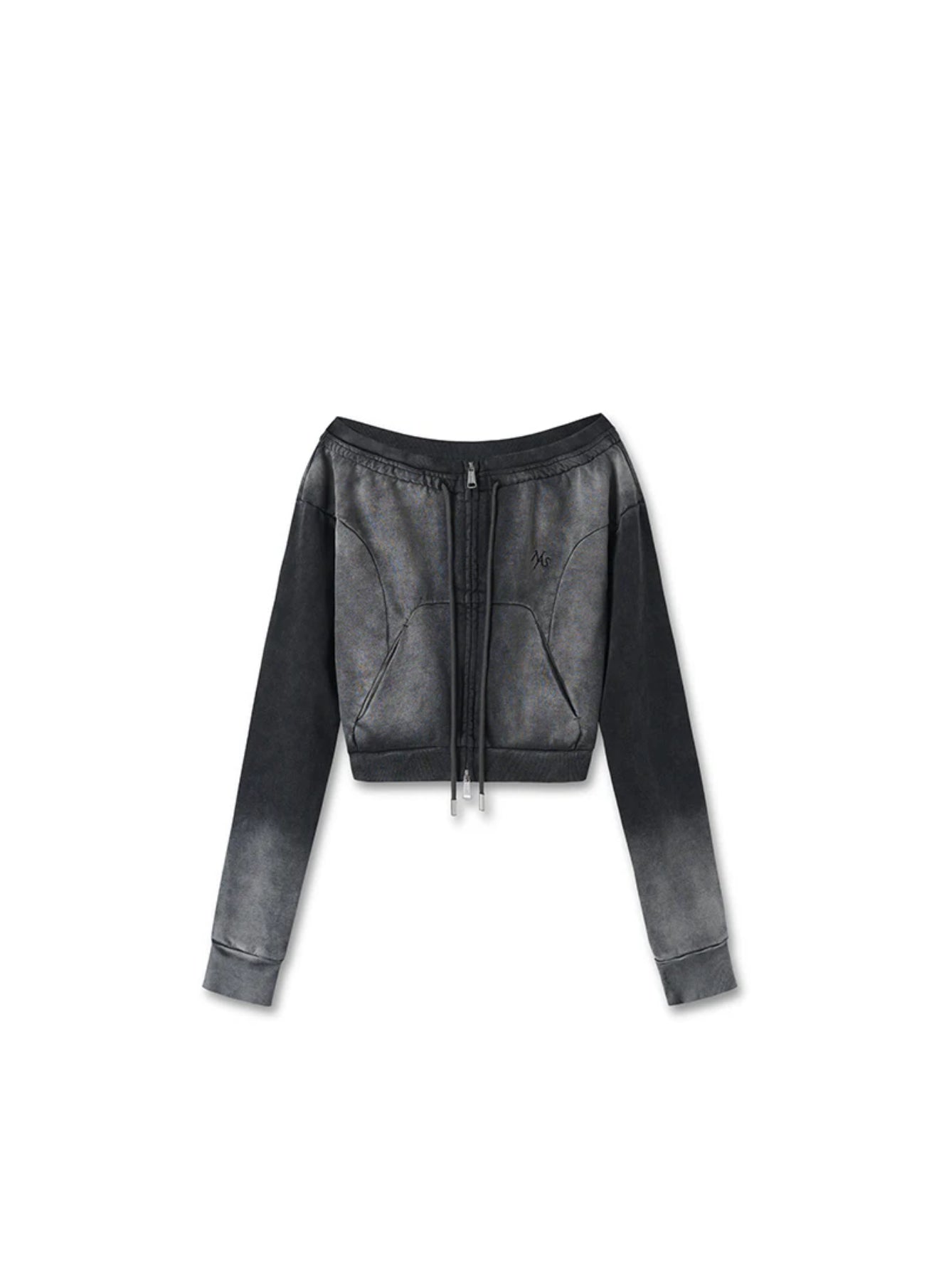 NAWS INK OFF-SHOULDER HOODIE