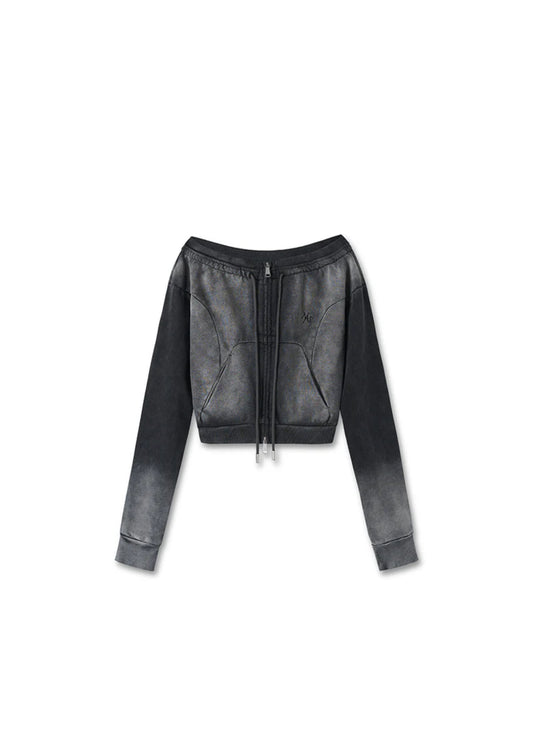 NAWS INK OFF-SHOULDER HOODIE