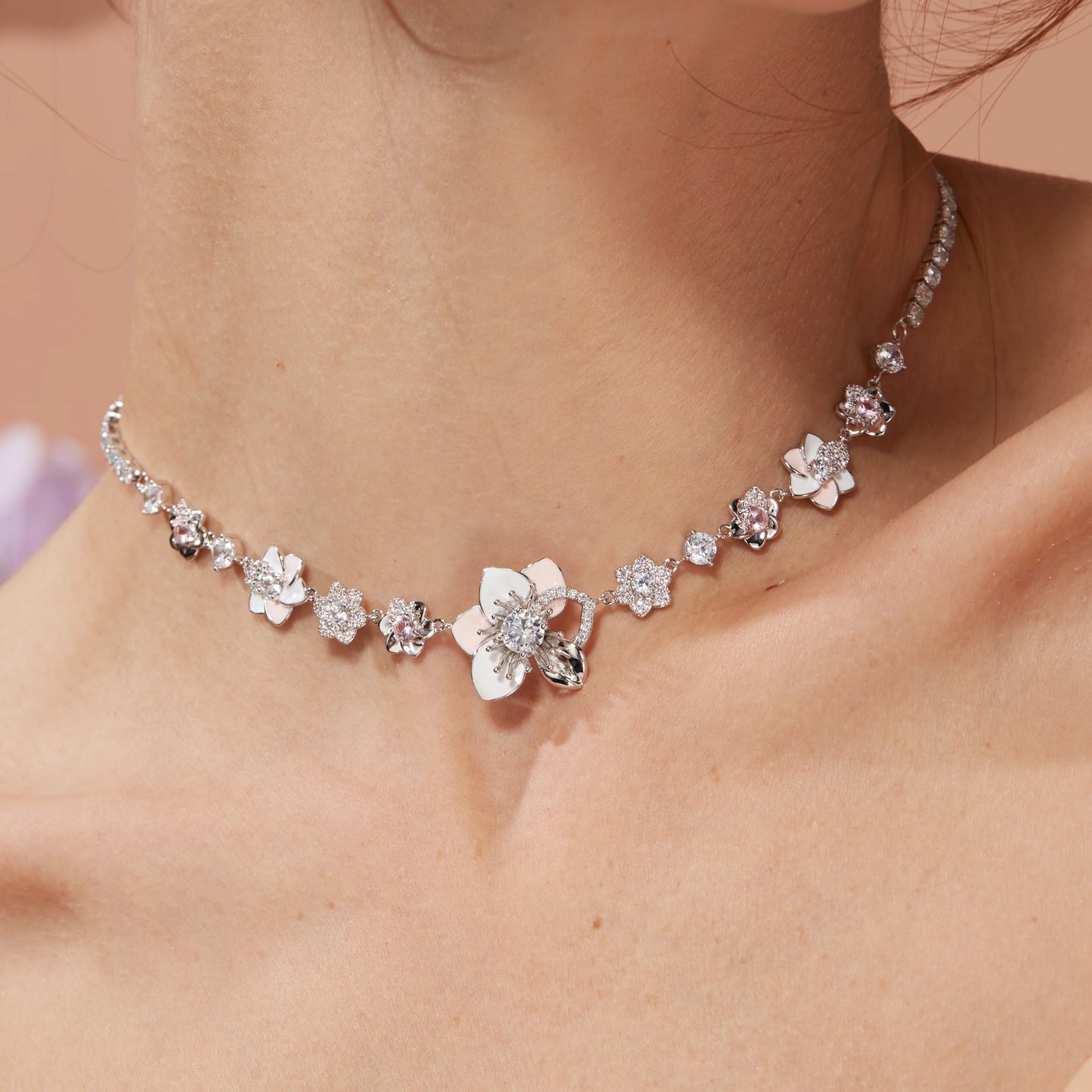 Poem Dream Whisper Flower 3rd Necklace