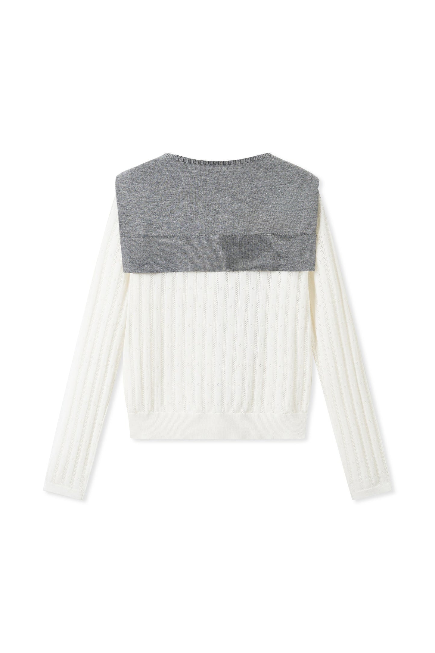 NAWS WHITE DURO SHAWL KNIT CARDIGAN