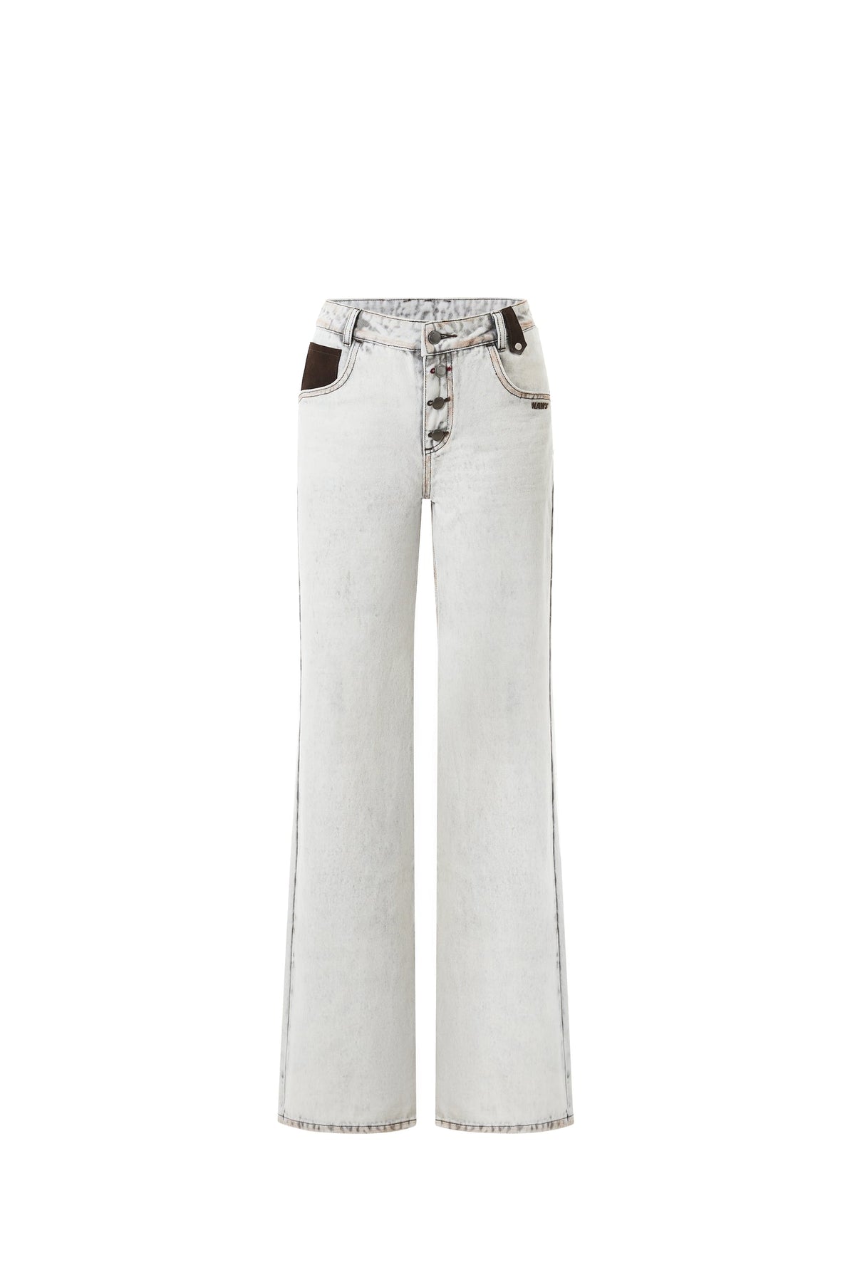 NAWS +5CM BUFFED JEANS ALMOND WHITE