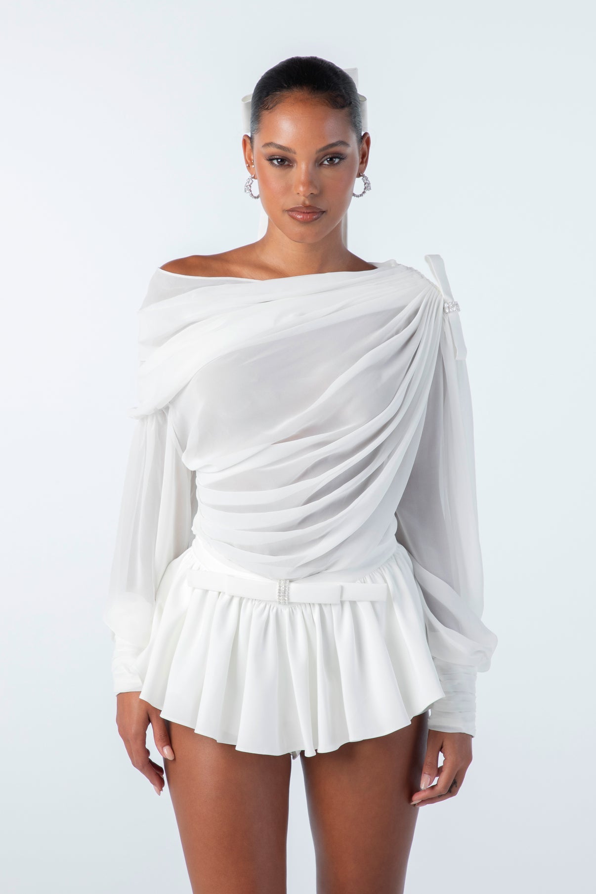 Nana Jacqueline Demi Top (White)