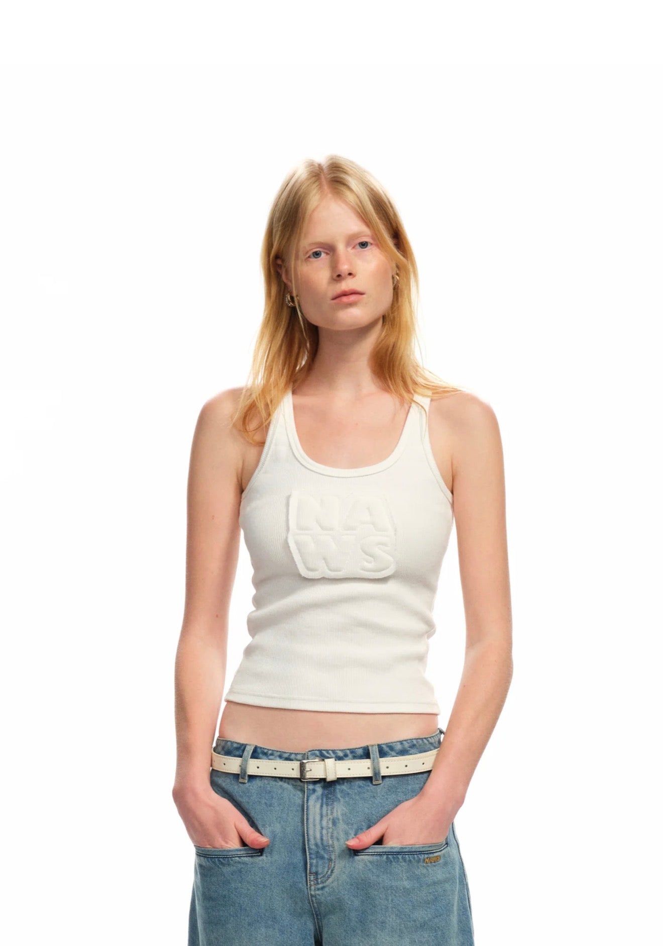 NAWS WHITE ATAMI TANK TOP