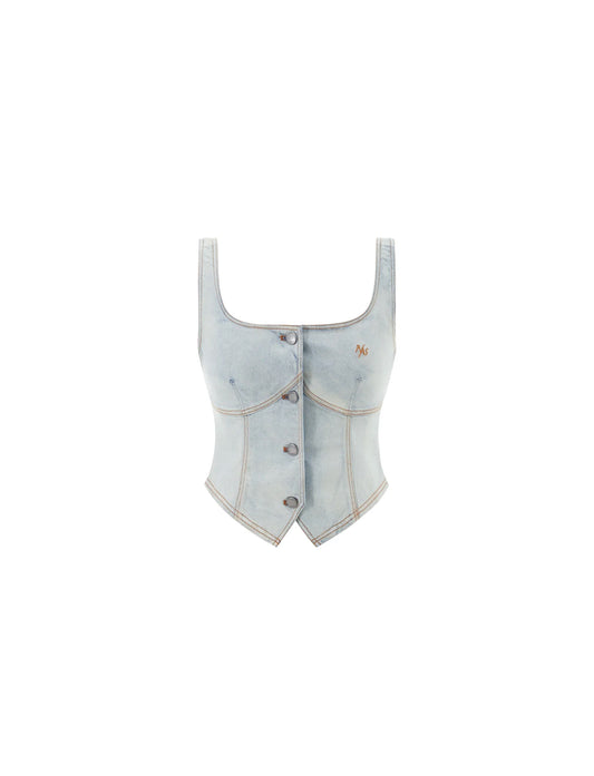 NAWS CERAMIC DENIM VEST
