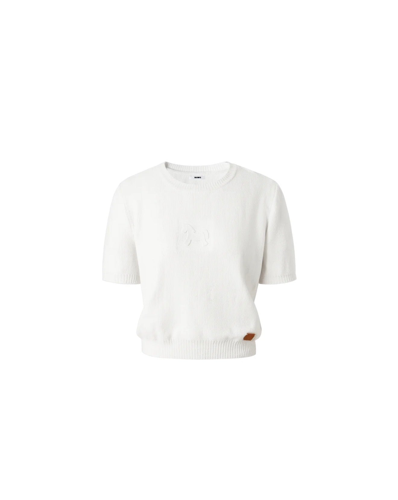 NAWS MILK WHITE PONY KNIT TEE